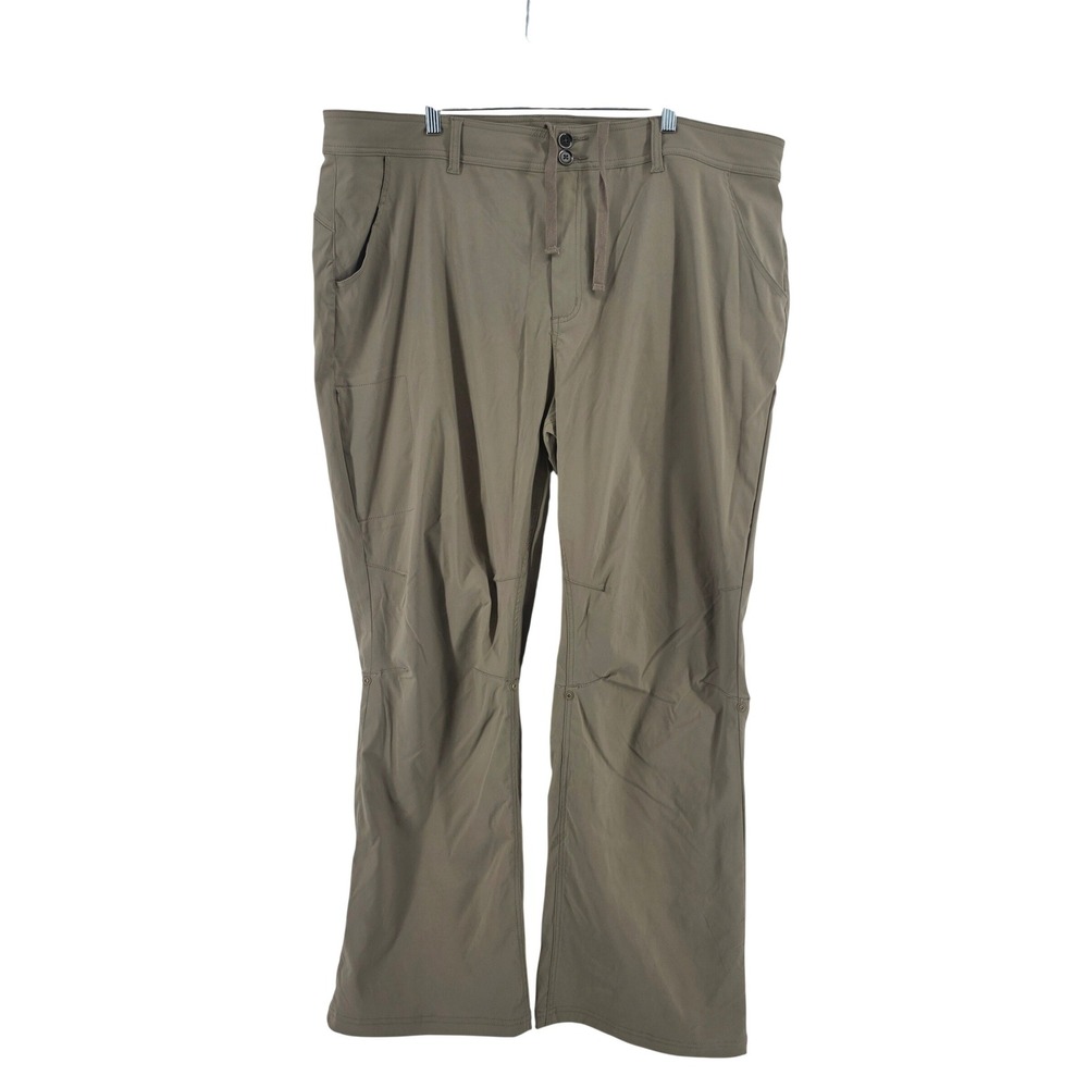 Prana Women 22W Halle Hiking Pants Tan Zion Stretch Straight Leg Outdoor